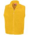 R37 Active Fleece Bodywarmer Yellow colour image
